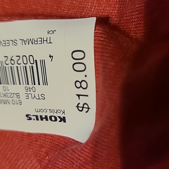 JUMPING BEANS BOYS RED MICKEY MOUSE THERMAL LONG SLEEVE "SKATER" TEE SIZE 10 - Picture 6 of 8